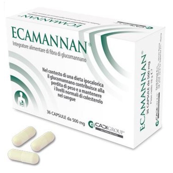 Ca.Di. Group Ecamannan Integratore Alimentare 36 Capsule