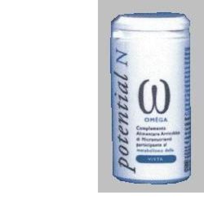 Potential N Omega Integratore Alimentare a Base di Omega 3 per Colesterolo e Benessere Cardiovascolare 60 Capsule