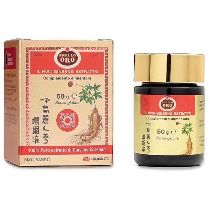 Ginseng Il Hwa Estratto Puro 50 g – Ginseng Coreano Concentrato Tonico Energetico