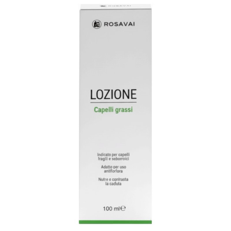  Rosavai Lozione Attivante Anticaduta per Capelli Grassi 100 ml