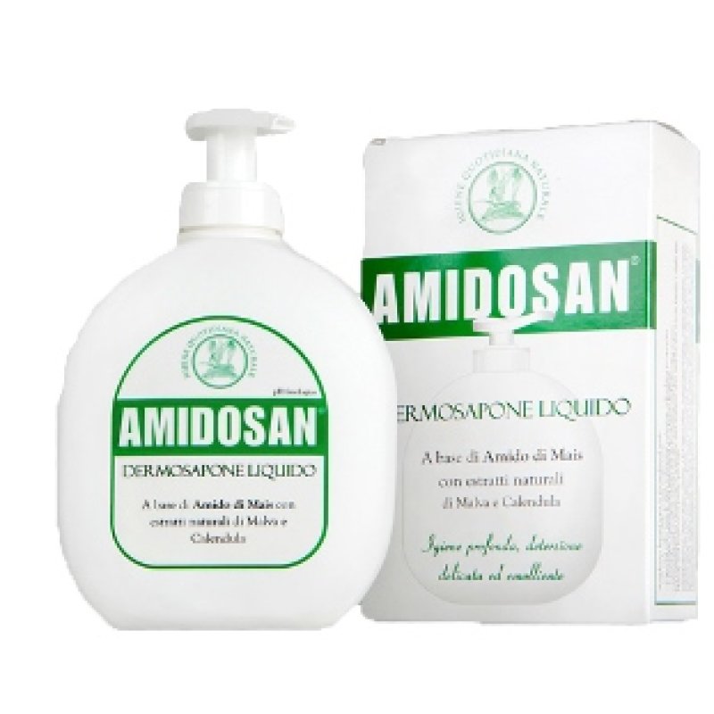 Farmacon Amidosan Dermosapone Liquido Mani e Corpo per Pelle Delicata 300 ml