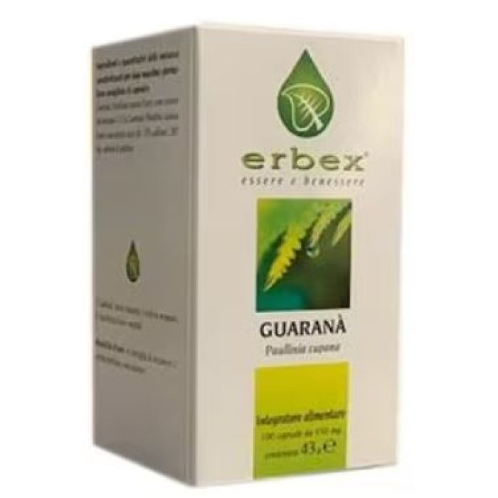 Guaranà 430 mg 100 capsule energizzanti naturali