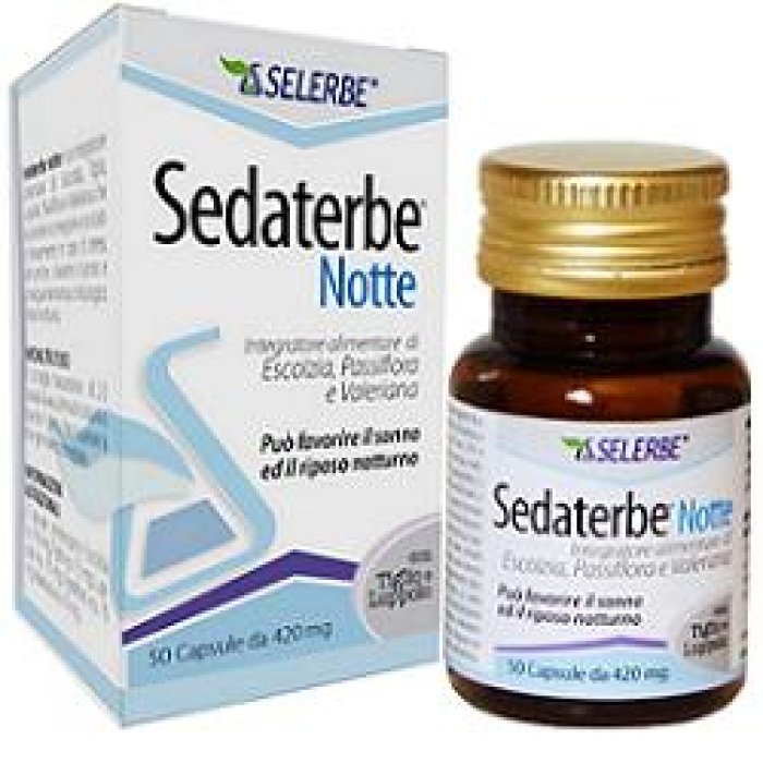 Biodue Selerbe Sedaterbe Notte 50 Capsule