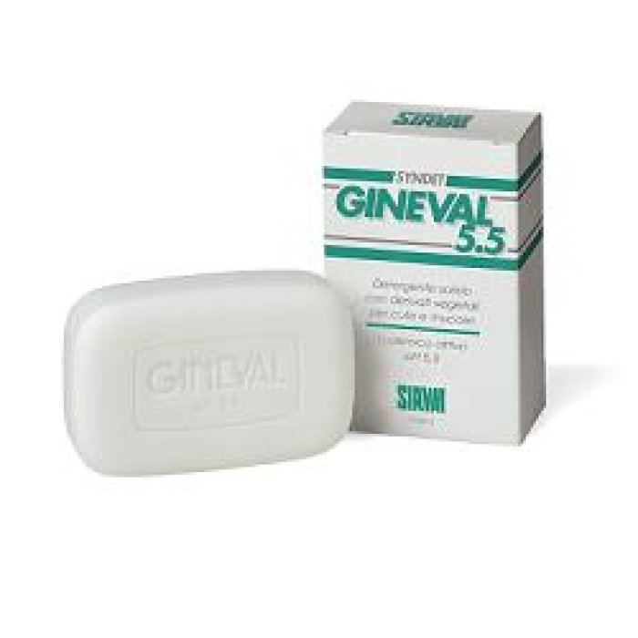 Gineval Sapone Vegetale Ph  5 . 5   100  G – Sapone Per L’Igiene Quotidiana detergente corpo