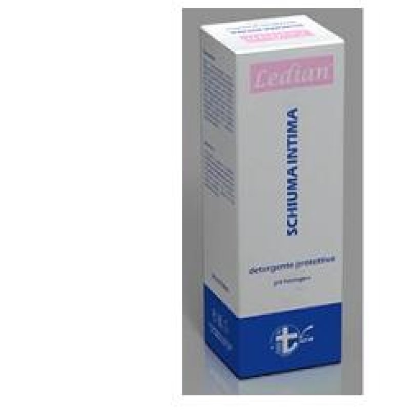 Ledian Schiuma Intima Delicata 100 millilitri Detergente Schiuma per Igiene Intima Quotidiana Donna e Uomo