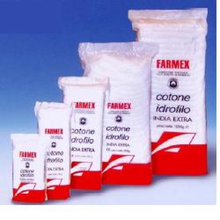 Cotone Idrofilo Farmex 500 grammi – Cotone 100% per medicazione, igiene e uso cosmetico