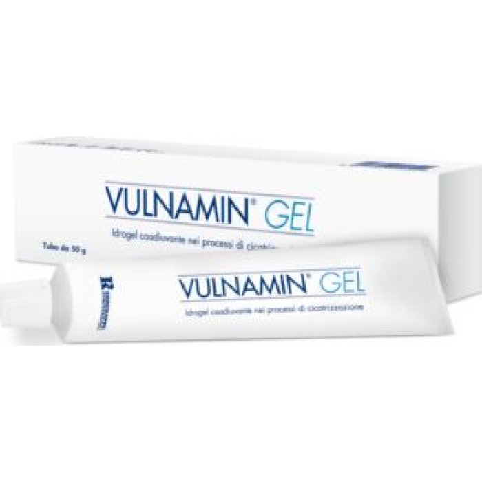 Vulnamin medicazione interattiva in gel a base di aminoacidicostitutivi del collagene e sodio jaluronato tubo 50 g