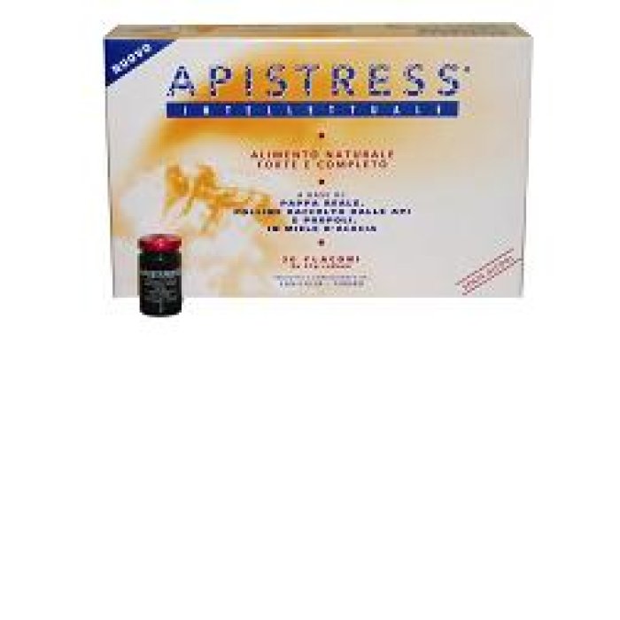 Apistress Forte 30 flaconcini 30 g - integratore per stress e stanchezza