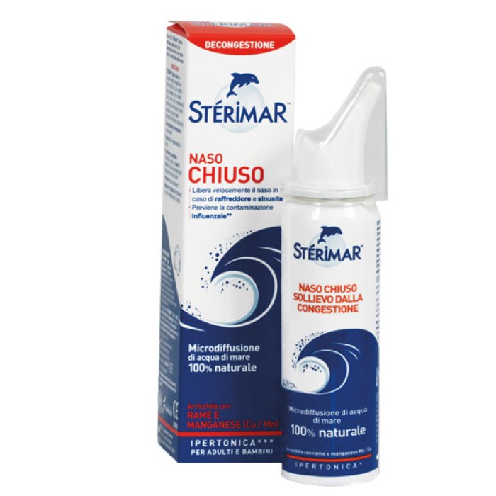 Sterimar  Pulizia e Salute del Naso CU/Mn Spray Nasale Ipertonico 50 ml
