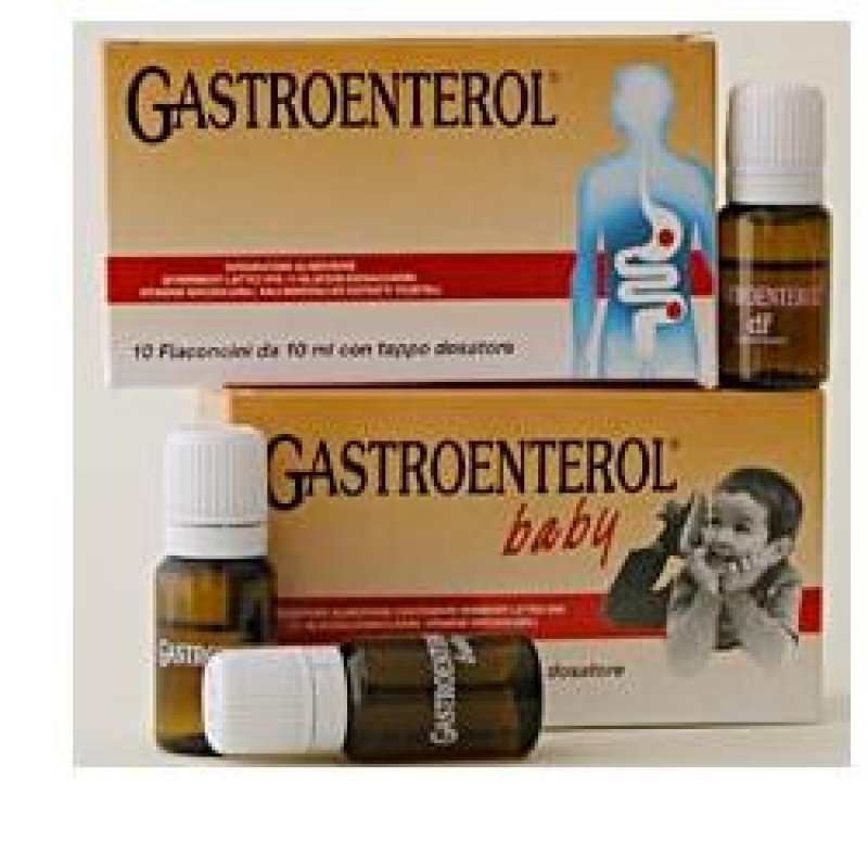 Gastroenterol 10 Flaconcini da 10 ml Integratore per il Benessere Gastrointestinale