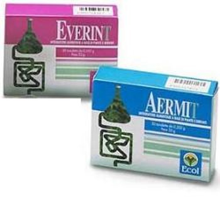 Aermit 50 tavolette 0,5 g - integratore erboristico in compresse