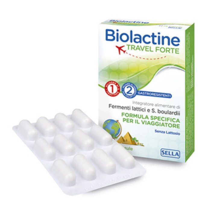 Sella Biolactine Travel Forte 3 Milieradi Integratore Alimentare 24 Capsule