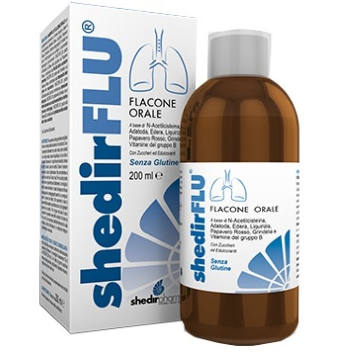 Shedir Pharma ShedirFLU Integratore Alimentare Flacone Orale 200 ml