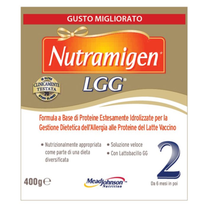 Nutramigen LGG 3 formula a base di proteine per la gestione dell'allergia al latte vaccino polvere 400 grammi