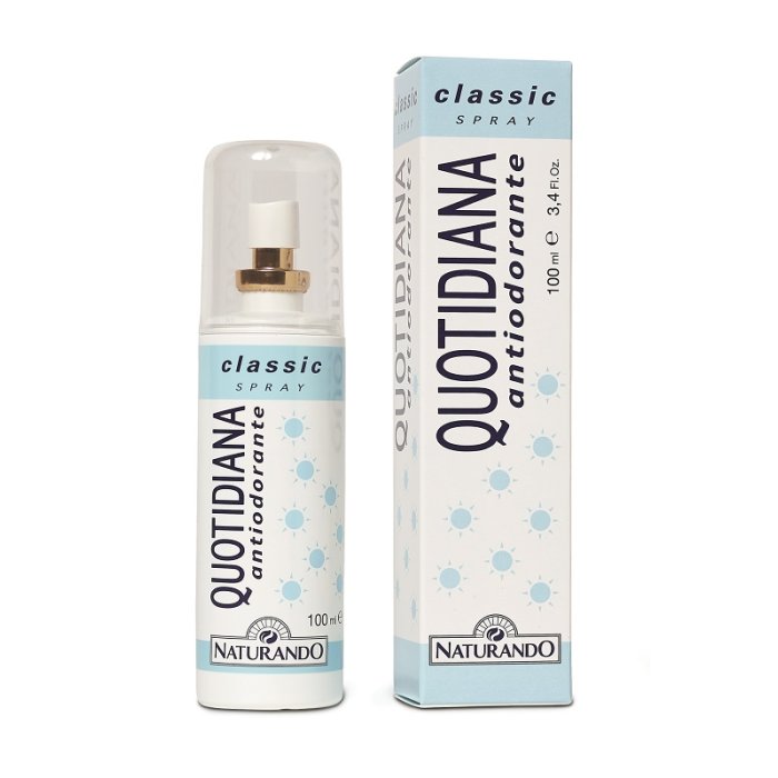 Quotidiana Spray Anti Odore 100 Millilitri Deodorante Corpo Uso Quotidiano Freshness and Protection
