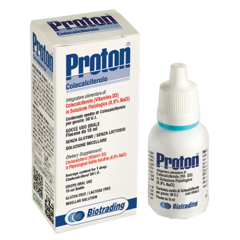 Biotrading Proton Gocce Integratore Alimentare Flacone da 15 ml