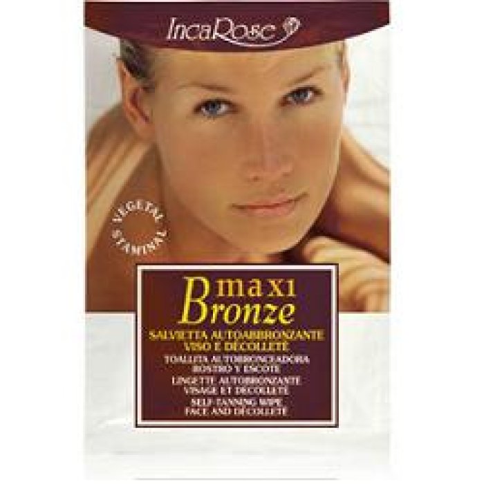 Incarose Maxi Bronze - Maxi Salvietta Autoabbronzante Viso e Decollete 1 pezzo