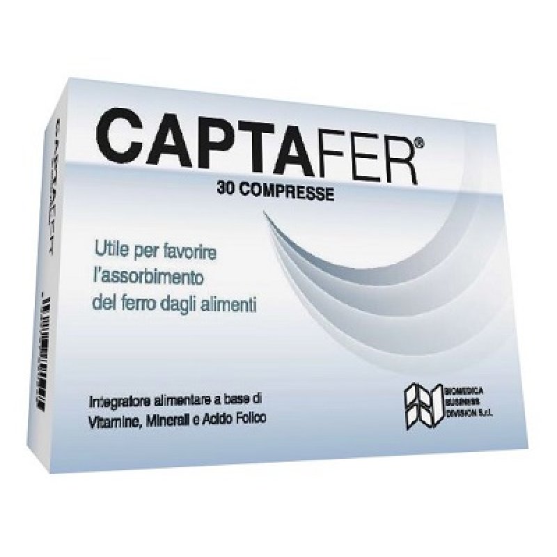 Biomedica  Vitamine Minerali Captafer Integratore Alimentare 30 Compresse