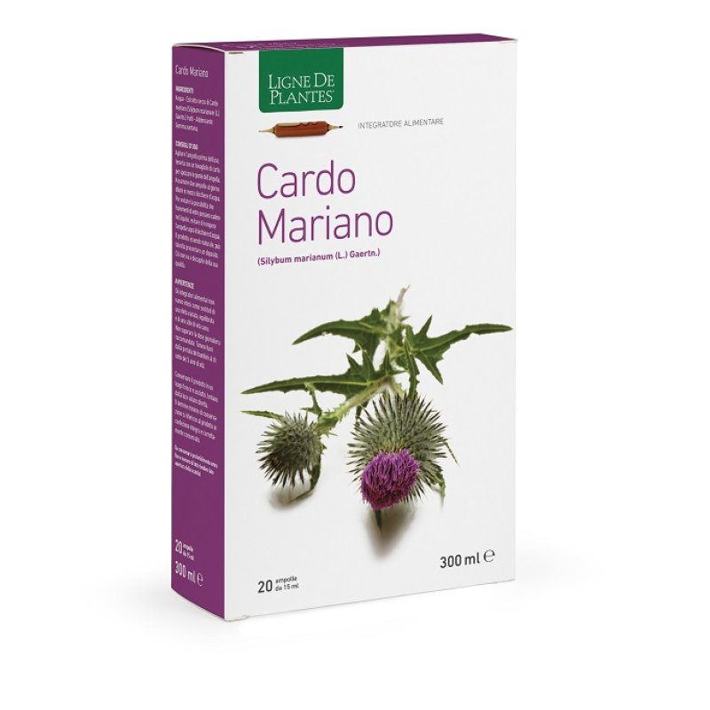 Cardo mariano 20 AB 15 ml - fiale orali di cardo mariano per fegato