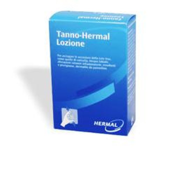 Tanno Hermal Lozione 100 g Trattamento Dermatologico Lenitivo e Astringente per Pelle Irritata e Arrossata