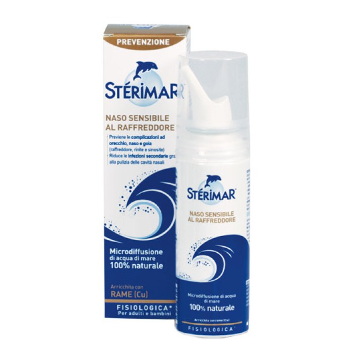 Sterimar  Pulizia e Salute del Naso CU Spray Nasale Acqua di Mare 100 ml