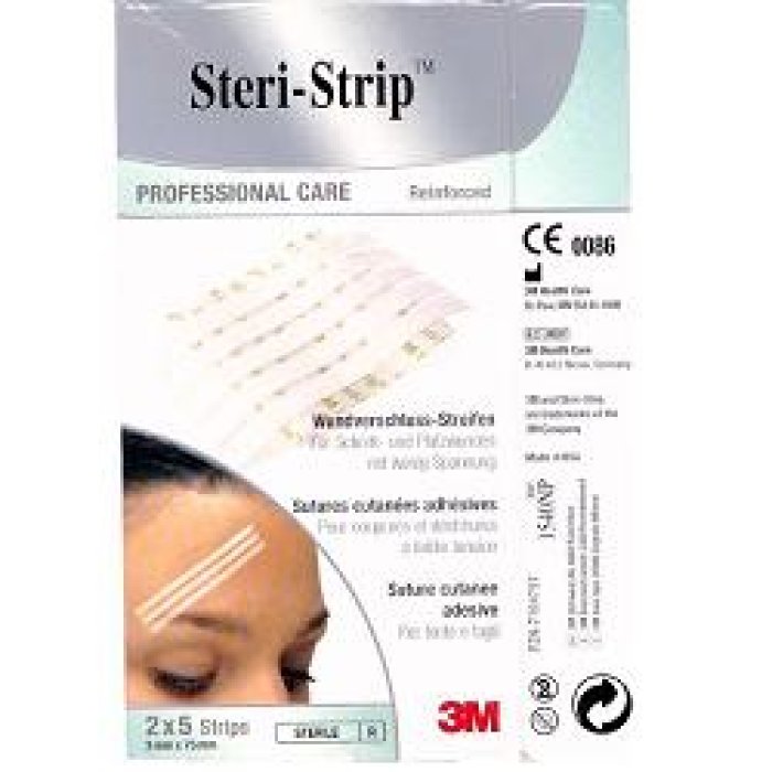 3m Italia Cerotto Per Sutura Steristrip Striscia 12 X 100 Mm 6 Pezzi