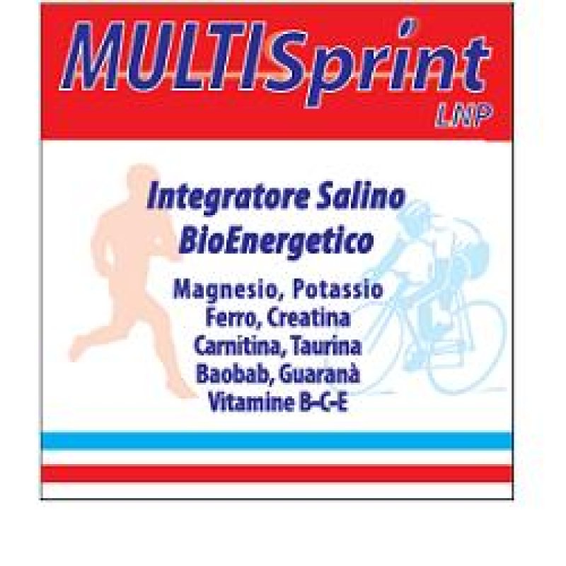 Leader Natural Pharma Multisprint LNP Integratore Salino Spossatezza 20 Bustine