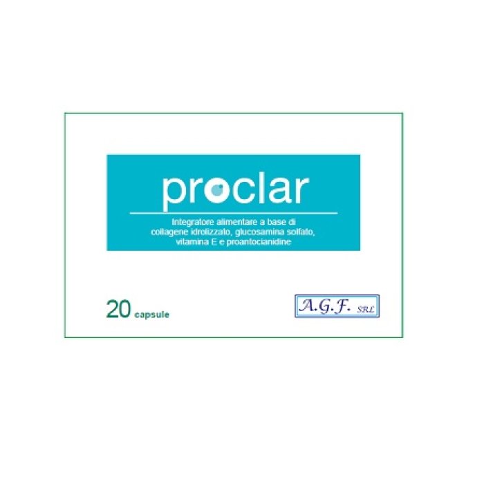AGF Proclar Integratore Alimentare 20 Capsule