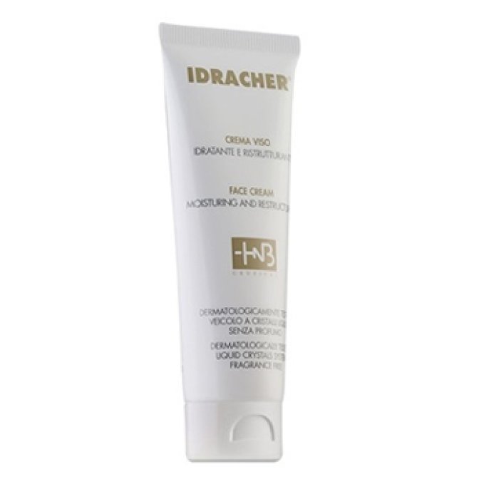 Idracher Crema Viso  50 Ml – Idratante crema viso idratante e protettiva per pelle secca e sensibile