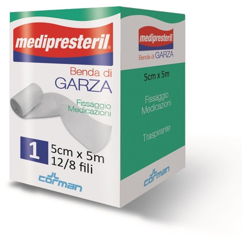 Corman Benda Garza Medipresteril 12/8 Fu 7x500cm