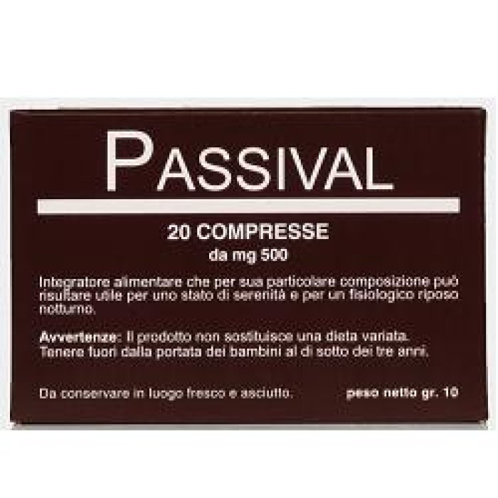 So.gi.pharma Passival Estratto Erboristico 20 Compresse 10g