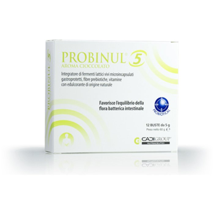 Ca.Di. Group Probinul 5 Integratore Alimentare Aroma cioccolato 12 Bustine