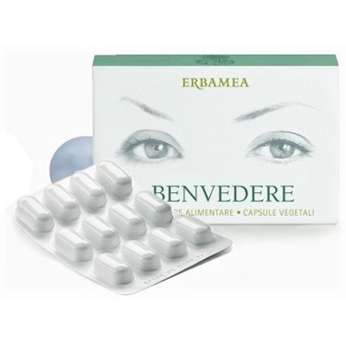 Benvedere Erbamea 24 Capsule - integratore per vista e microcircolo con vitamina A mirtillo e OPC