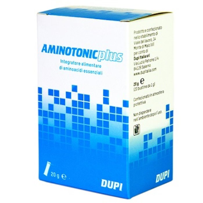 Aminotonic Plus Integratore Alimentare Aminoacidi Essenziali 20 Bustine