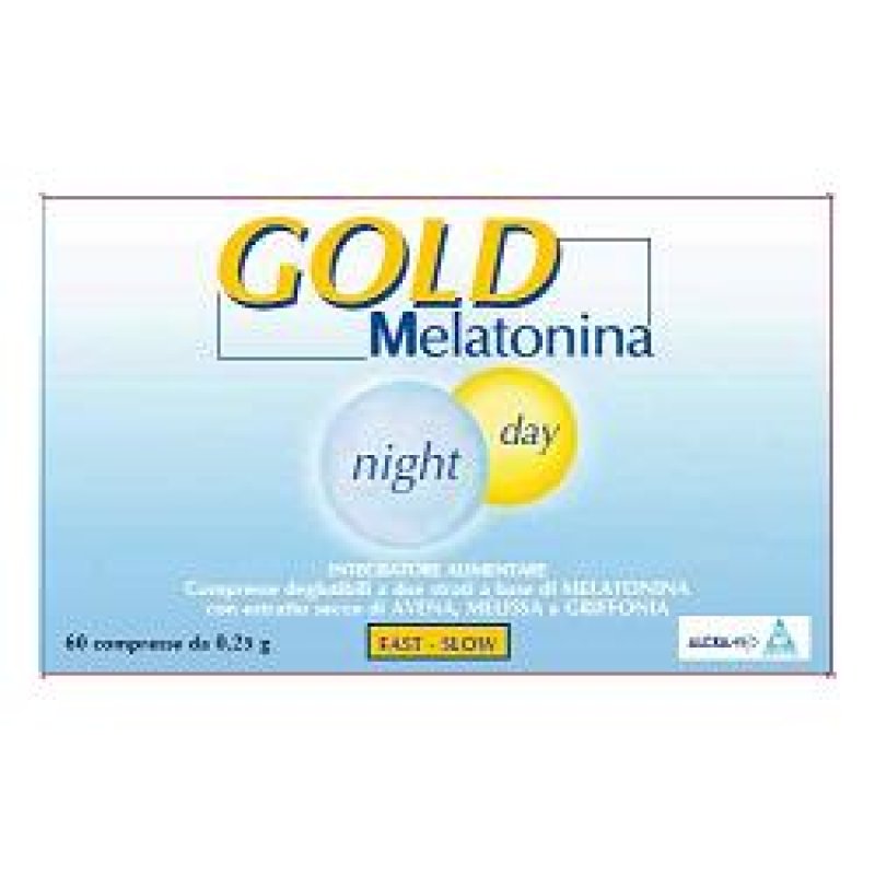 Alcka Med Melatonina Gold Night E Day Integratore Alimentare 60 Compresse