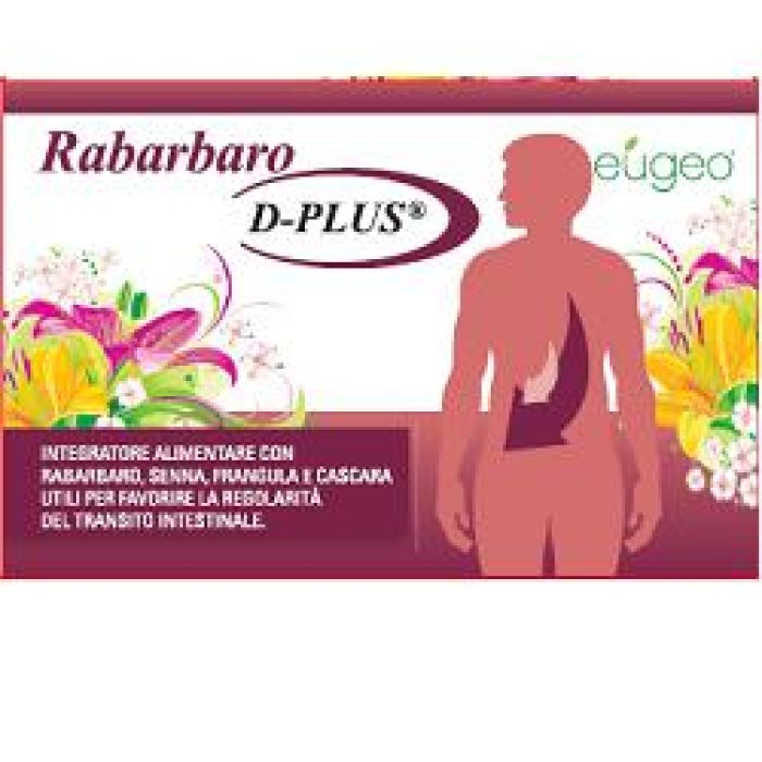 Eugeo Italia Integratore Alimentare Rabarbaro D-Plus 15 Compresse