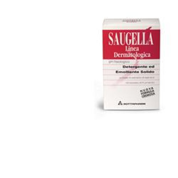 Saugella  Rossa Dermatologica Sapone Solido Detergente Idratante 100 g