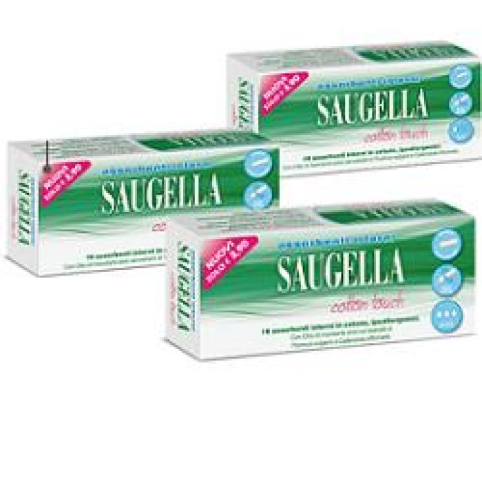 Saugella  Cotton Touch 16 Assorbenti Interni in Puro Cotone Normal Offerta