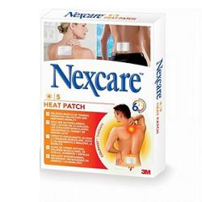 3M Nexcare - Heat Patch Cerotto Riscaldante Collo Spalla Schiena 5 cerotti