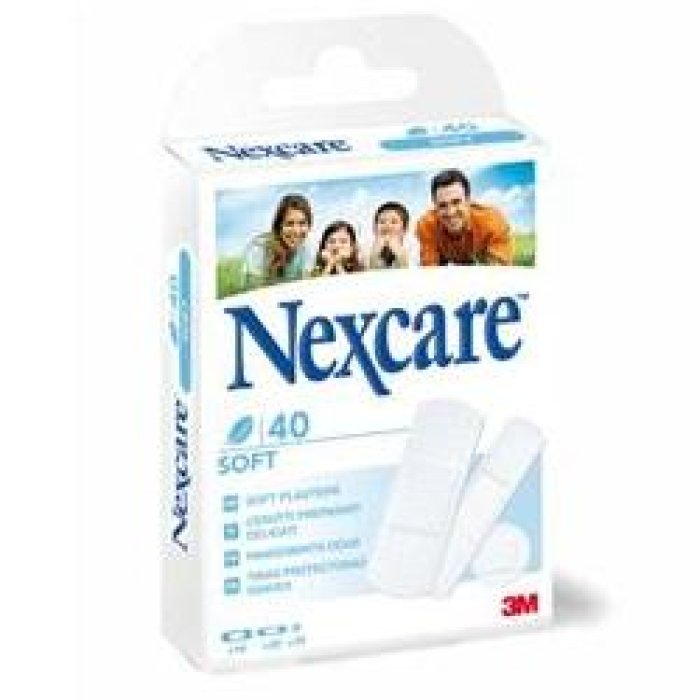 Cerotto Soft Nexcare Assortiti 40 Pezzi