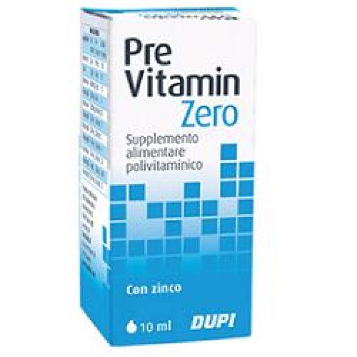Dupi Italia  Vitamine e Minerali Pre-vitamin Zero Integratore Gocce 10 ml