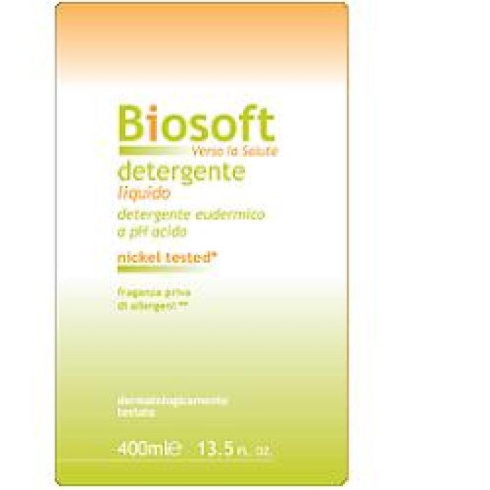 Biosoft Leo Detergente Delicato Corpo e Viso 400 ml per Pelle Sensibile e Secca