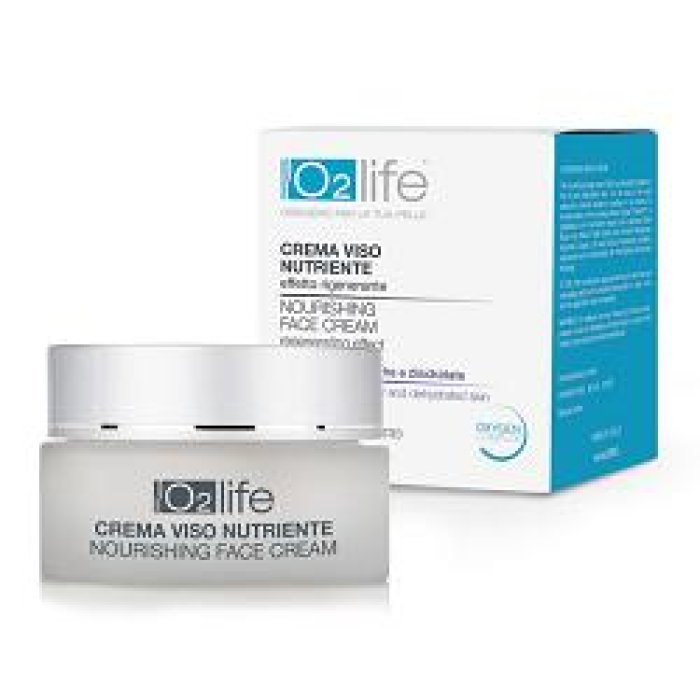 O 2 Life Crema Viso Nutriente – Idratazione Profonda crema viso idratante e protettiva per pelle secca e sensibile