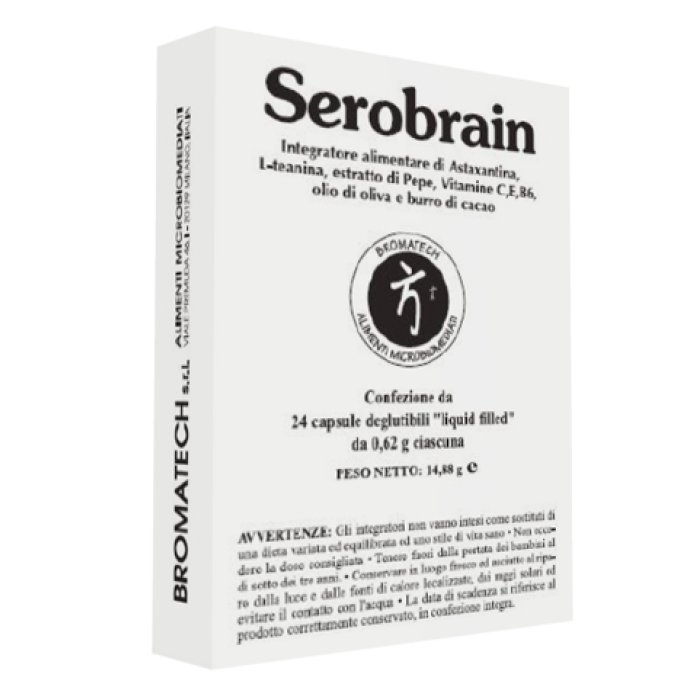 Serobrain 24 capsule integratore per concentrazione, memoria e umore - Bromatech