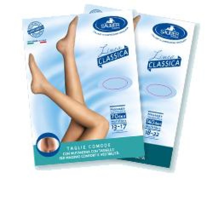 Sauber Collant T/C 140 den Maglia Microrete Nero Tg 3