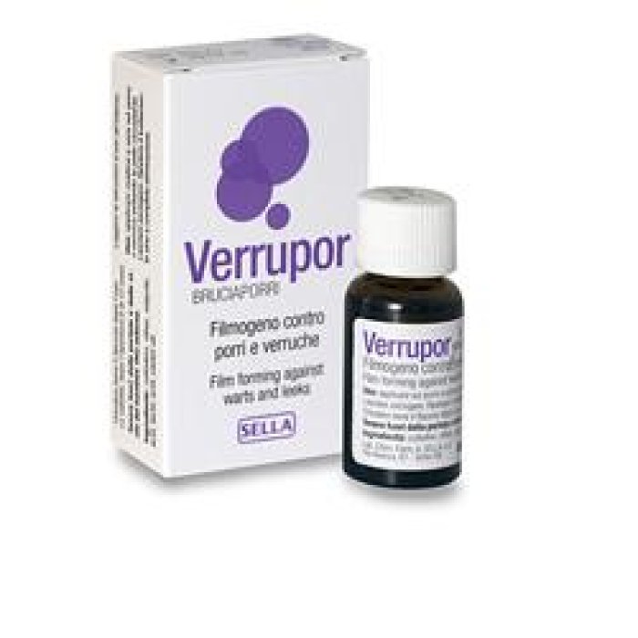 Sella Verrupor Bruciaporri e verruche Flaconcino Contagocce 12ml