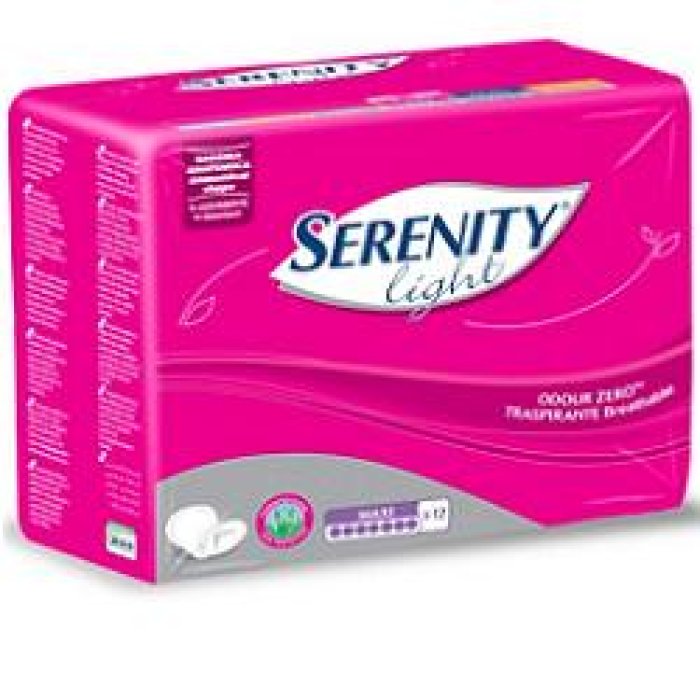 Serenity Pannolone Per Incontinenza Serenity Light Lady Maxi 30 Pezzi