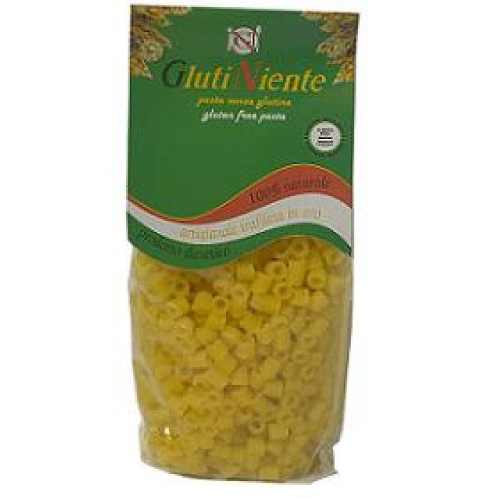 Glutiniente Ditalini Senza Glutine 400 g – Pasta di Mais e Riso per Zuppe, Minestre e Insalate di Pasta