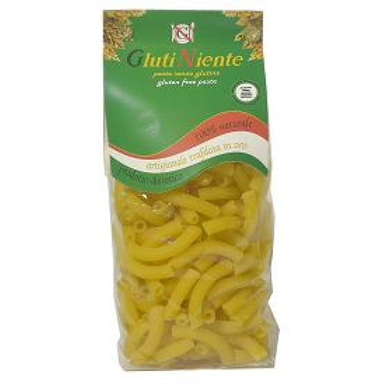 Glutiniente Sedanini Senza Glutine 400 g – Pasta di Mais e Riso Artigianale per Diete Gluten Free