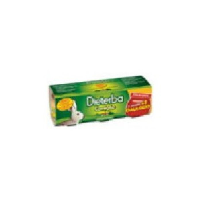 Dieterba Omogeneizzato Coniglio 3 Pezzi 80 G